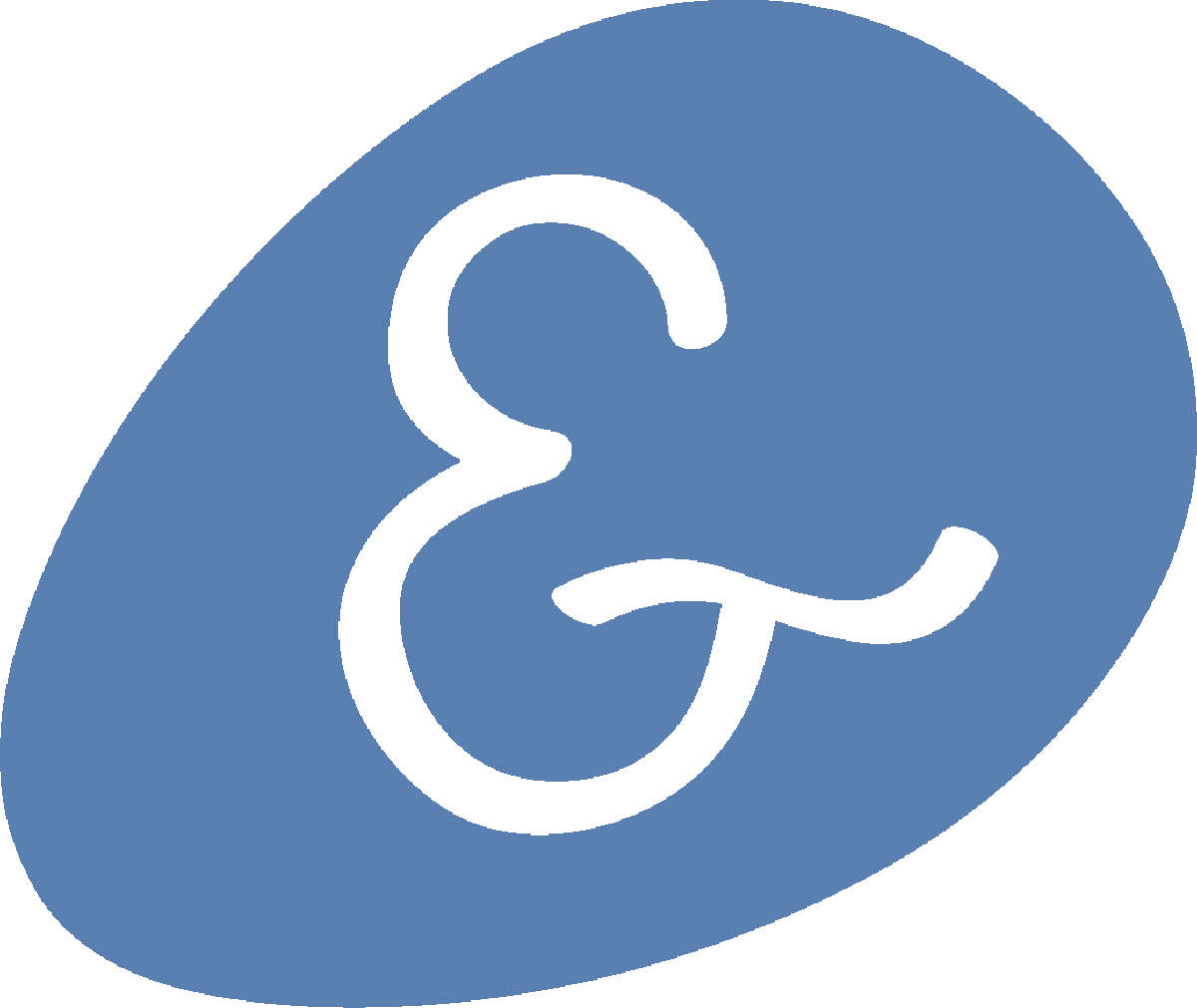 Galet bleu et signature Emmanuel Matt Accompagnement Stratégie et Changement