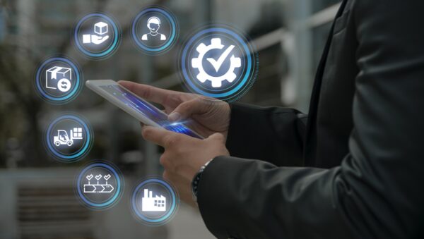 Nouvelles technologies innovation tablette entrepôt