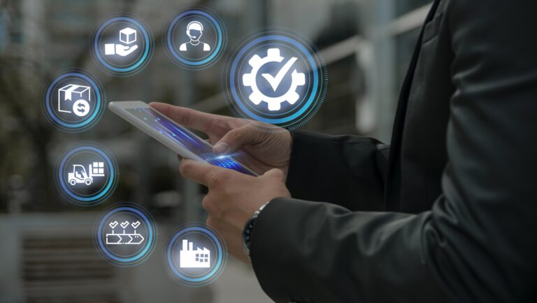 Nouvelles technologies innovation tablette entrepôt