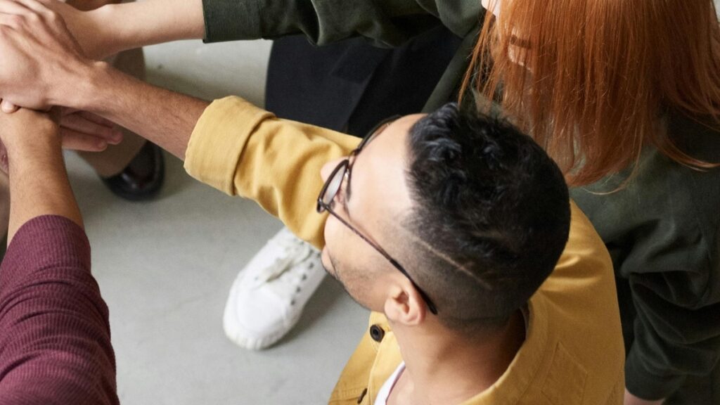 Equipe avec l'envie d'agir ensemble C