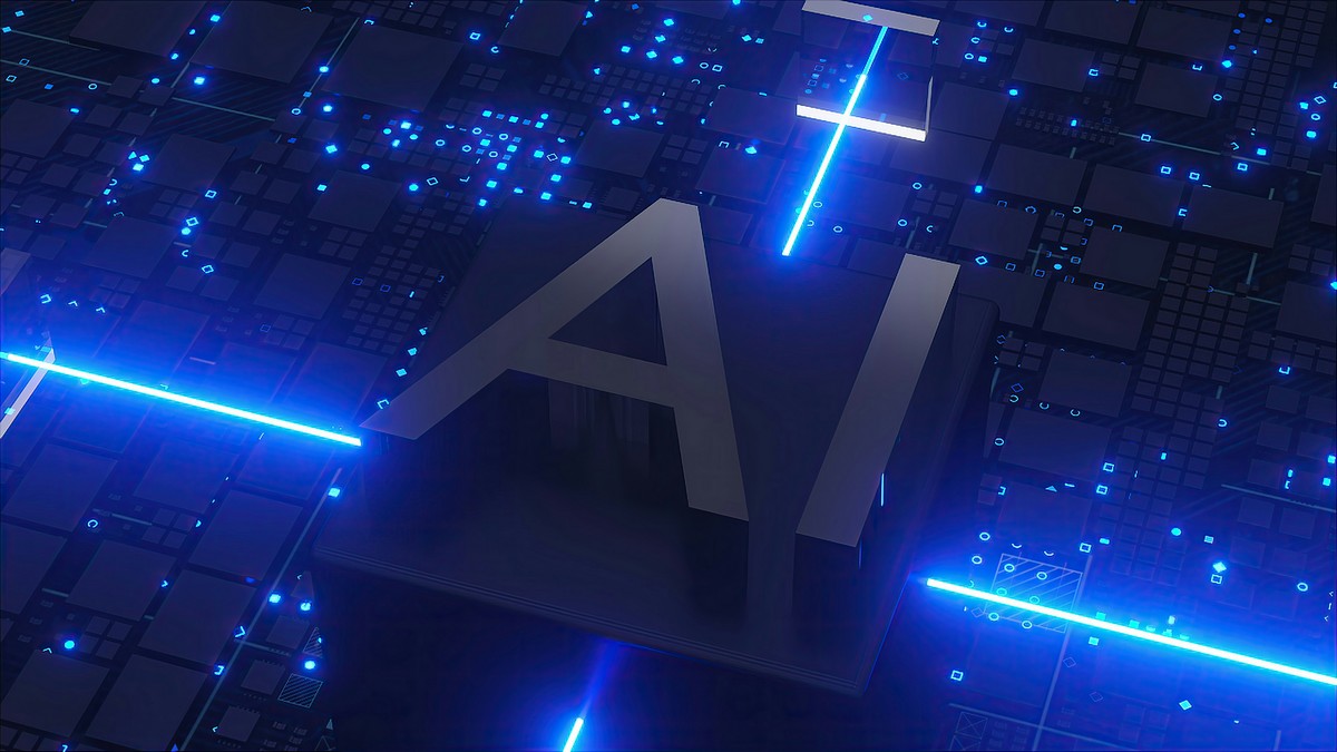Symbol AI Intelligence artificielle IA