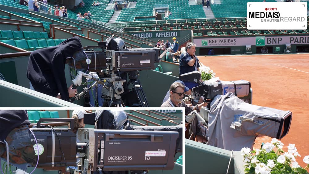Roland-Garros - Caméras lourdes